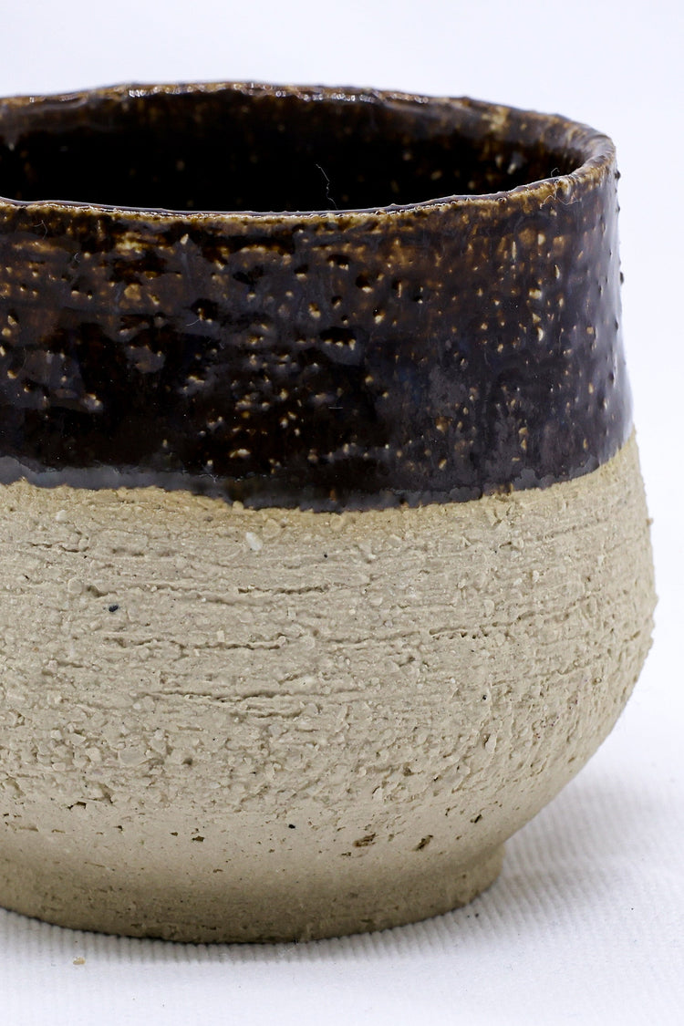 Bruno Tazza Handmade Ceramic Milled Stoneware Cappucino Mug - Sigma Coffee UK