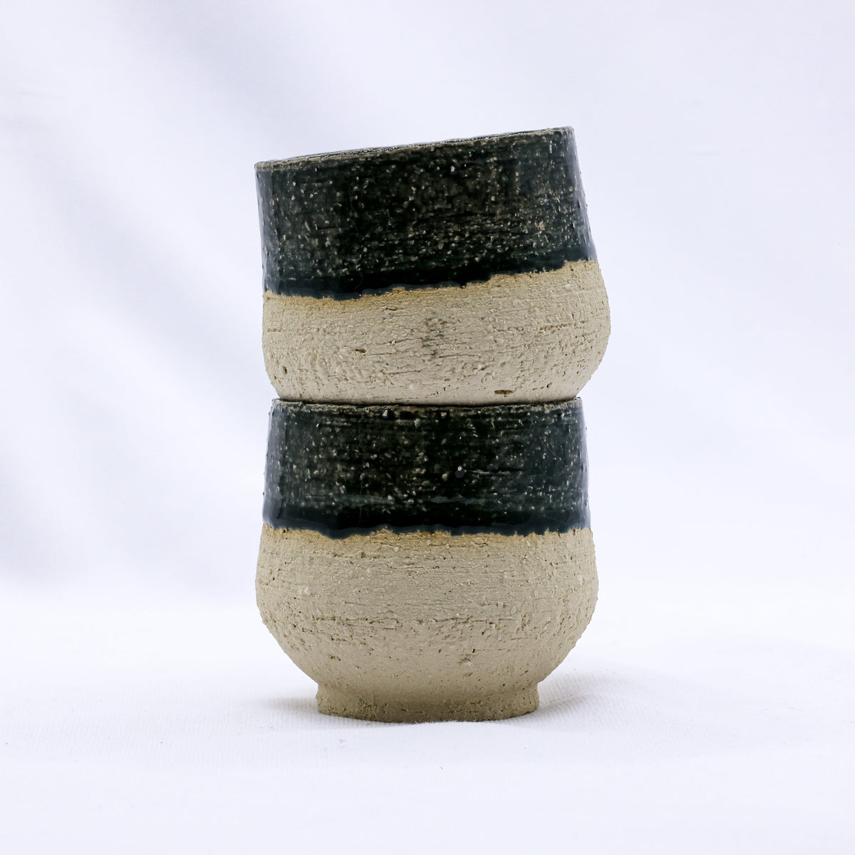 Bluvio Tazza Handmade Ceramic Milled Stoneware Cappucino Mug - Sigma Coffee UK