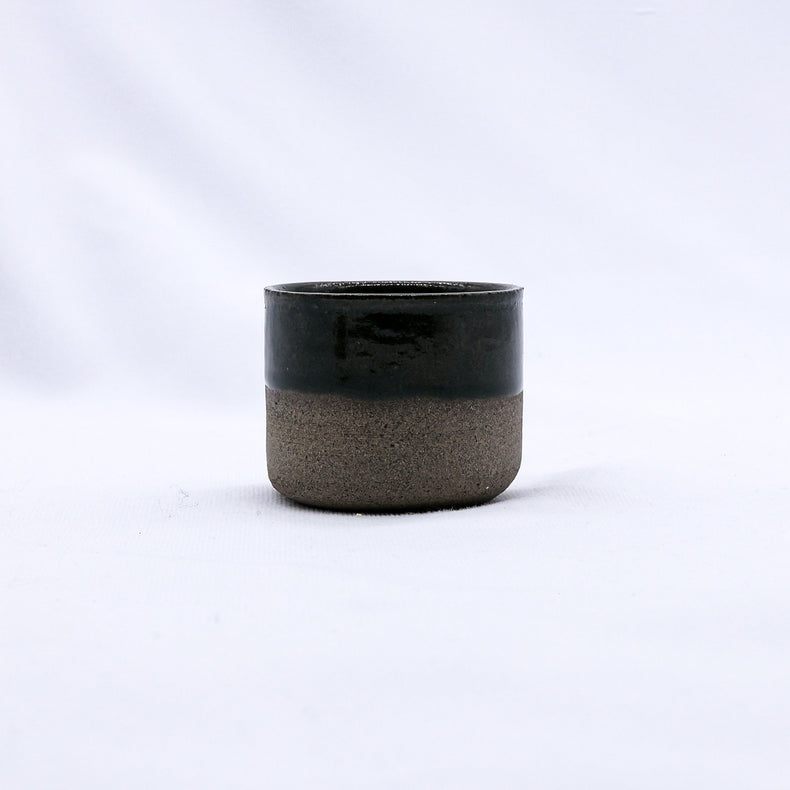 Green Picollo Smoked Grey Handmade Ceramic Stoneware Espresso Mug - Sigma Coffee UK
