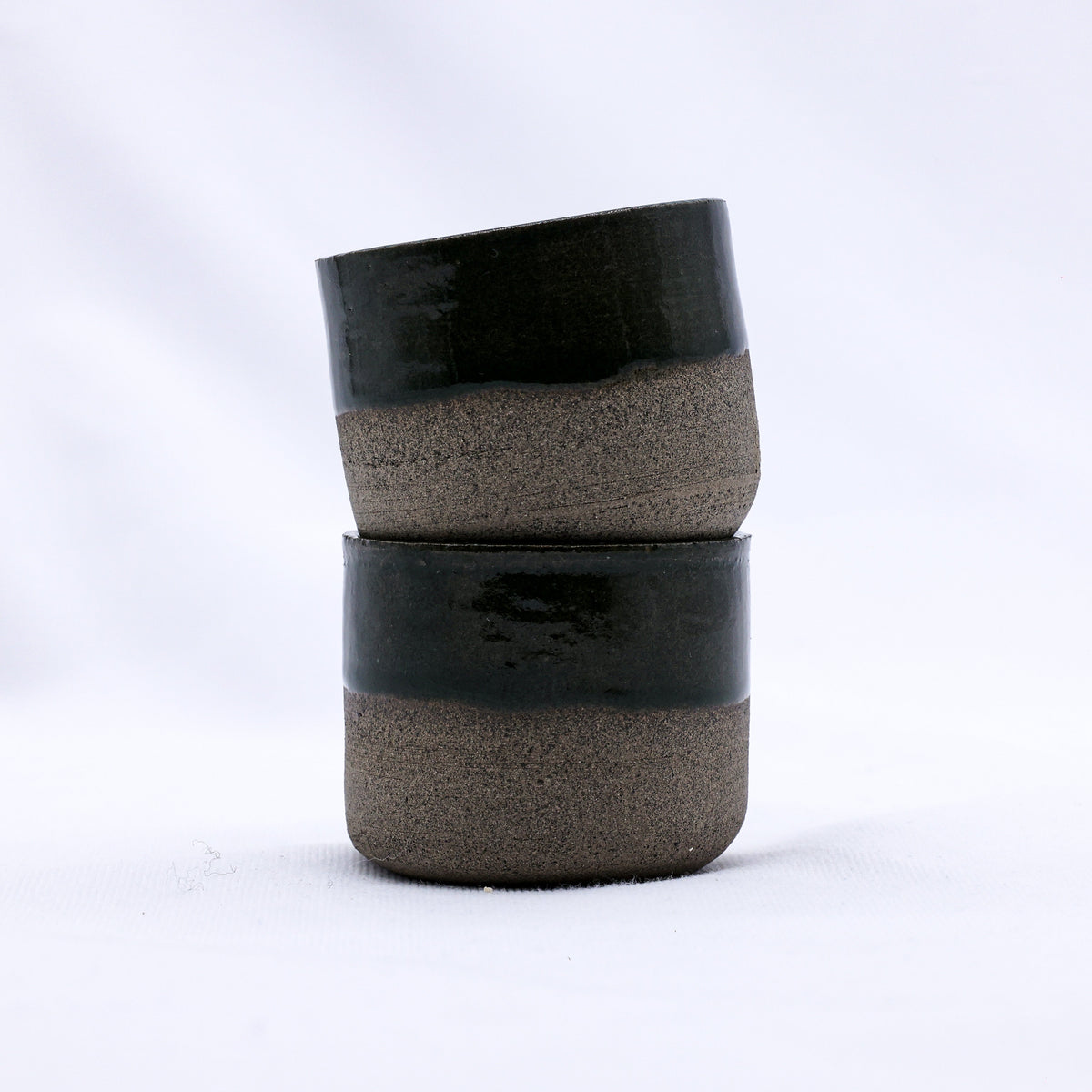 Green Picollo Smoked Grey Handmade Ceramic Stoneware Espresso Mug - Sigma Coffee UK