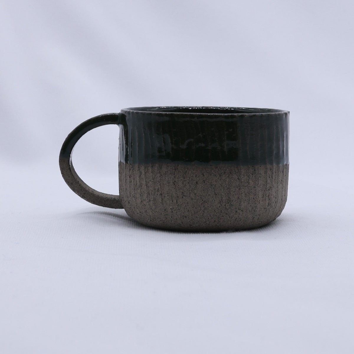 Bluverde Arte Handmade Ceramic Smoked Grey Stoneware Mug - Sigma Coffee UK