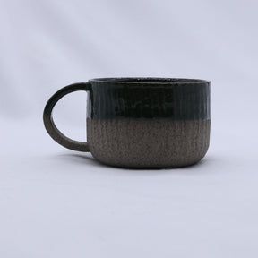 Bluverde Arte Handmade Ceramic Smoked Grey Stoneware Mug - Sigma Coffee UK