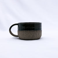 Bluverde Arte Handmade Ceramic Smoked Grey Stoneware Mug