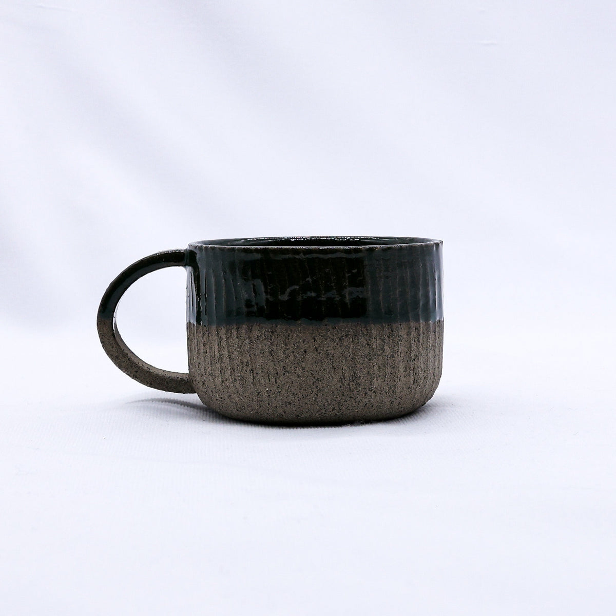 Bluverde Arte Handmade Ceramic Smoked Grey Stoneware Mug - Sigma Coffee UK