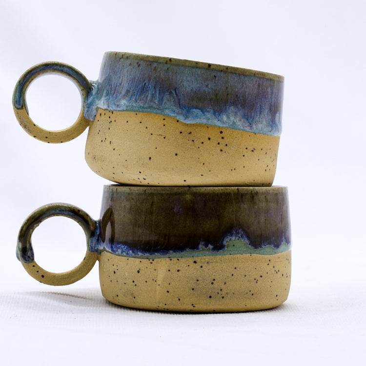 Bluvio Perugia Handmade Stoneware Ceramic Mug - Sigma Coffee UK