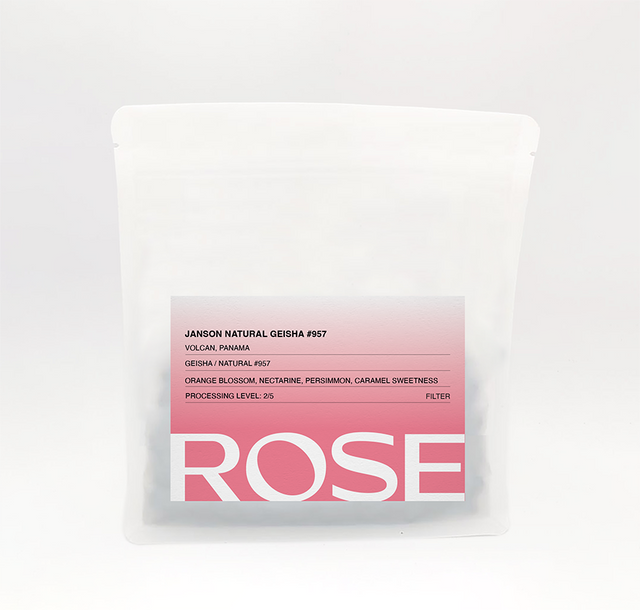 Rose Coffee Roasters - Janson Natural Geisha #957 | Panama - Sigma Coffee UK