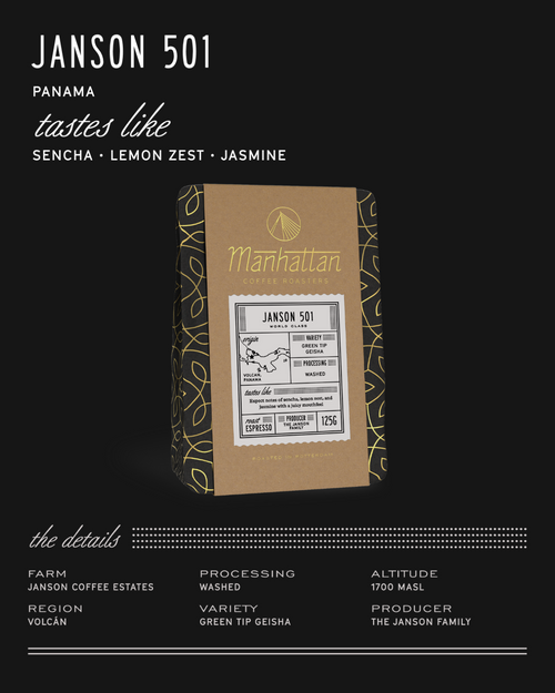 Manhattan Roasters - Green Tip Gesha - Panama, Janson 501