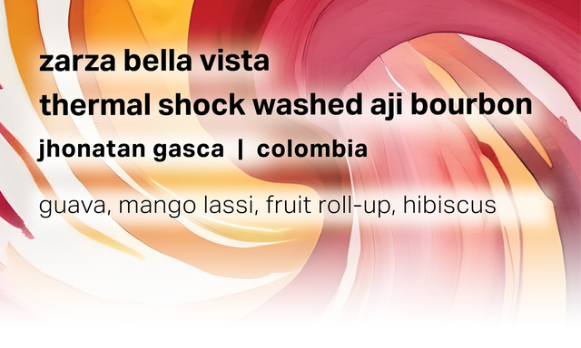 Moonwake - Jhonatan Gasca Zarza Bella Vista - Thermal Shock Washed Ají Bourbon | Colombia - Sigma Coffee UK