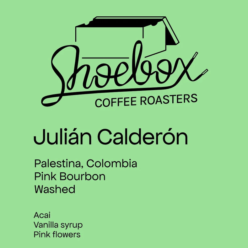 Shoebox Coffee Roasters - Julián Calderón Pink Bourbon Washed | Colombia