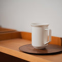 April Ceramic Mug - White lifestyle