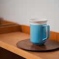 April Ceramic Mug - Sky Blue lifestyle