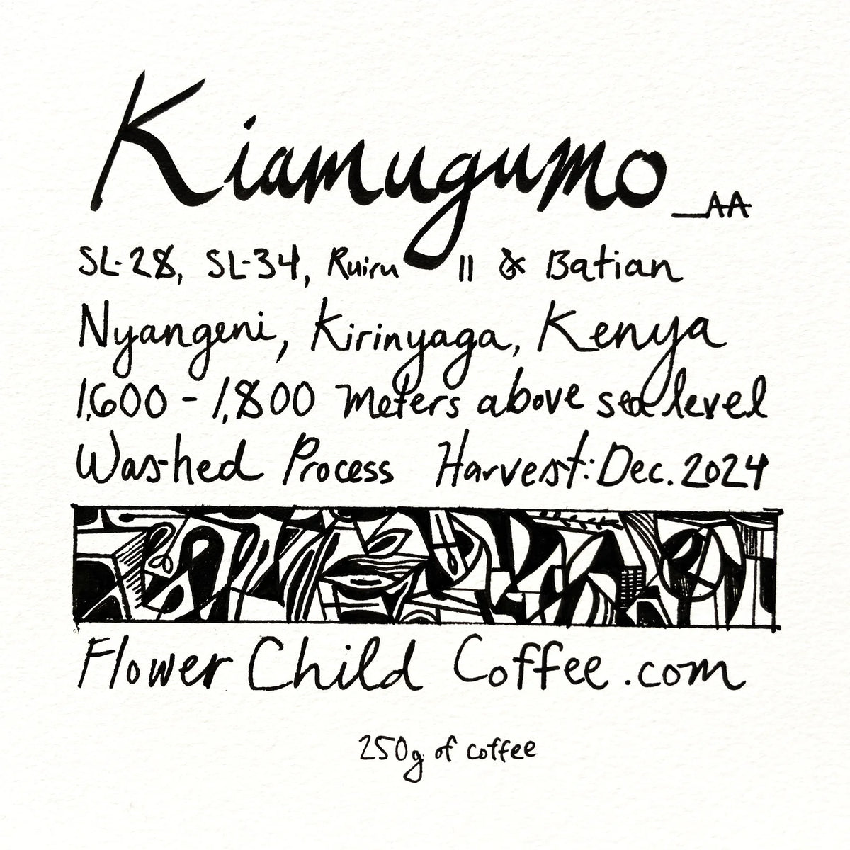 Flower Child - Kiamugumo AA - Sigma Coffee UK