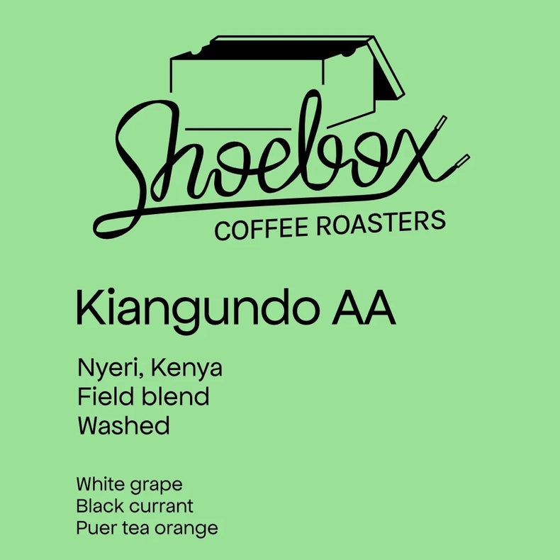 Shoebox Coffee Roasters - Kiangundo AA Washed | Kenya