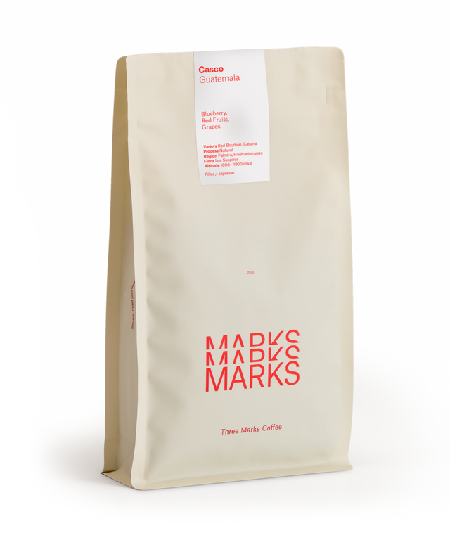 Three Marks Coffee - Casco - Natural Red Bourbon & Caturra | Guatemala - Sigma Coffee UK