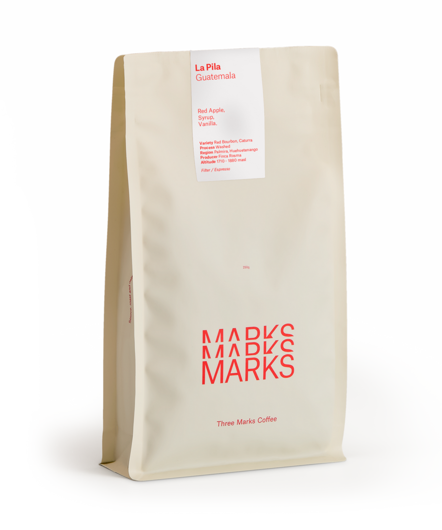 Three Marks Coffee - La Pila - Washed Red Bourbon & Caturra | Guatemala - Sigma Coffee UK