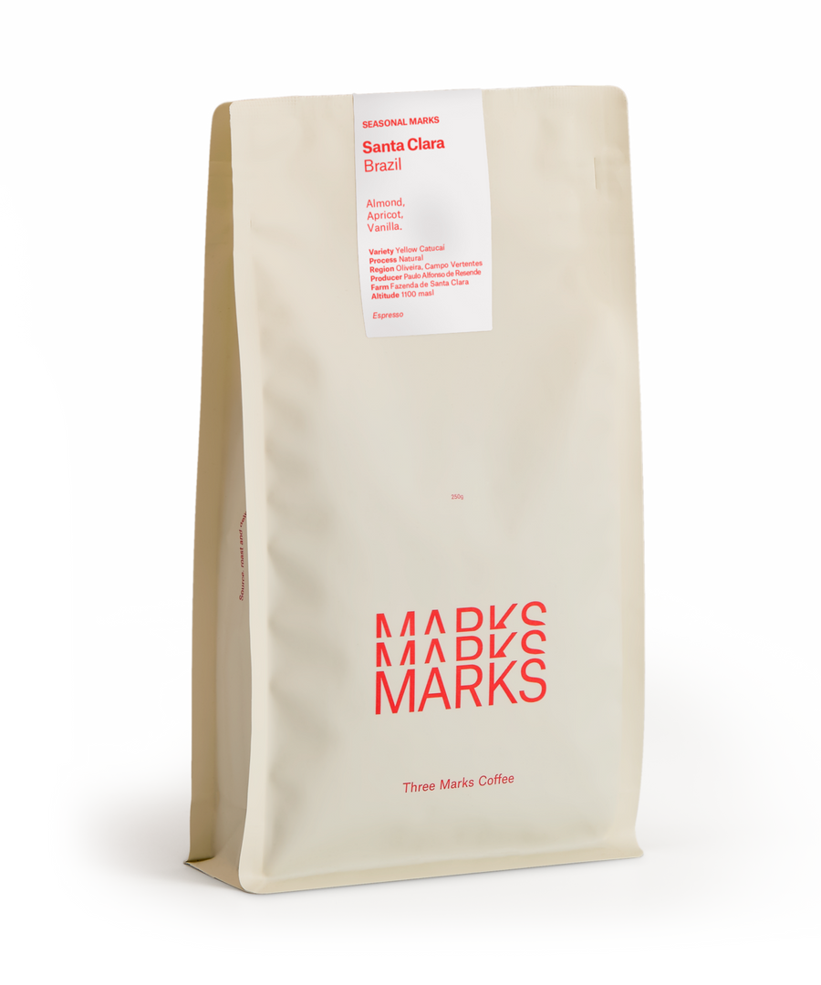 Three Marks Coffee - Santa Clara - Natural Yellow Catucaí | Brazil - Sigma Coffee UK