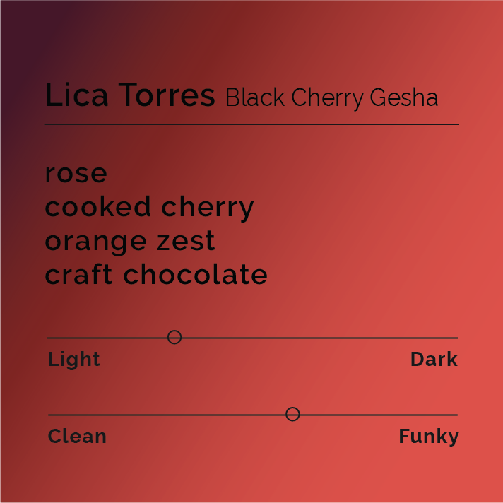 Black & White - Lica Torres – Black Cherry Gesha