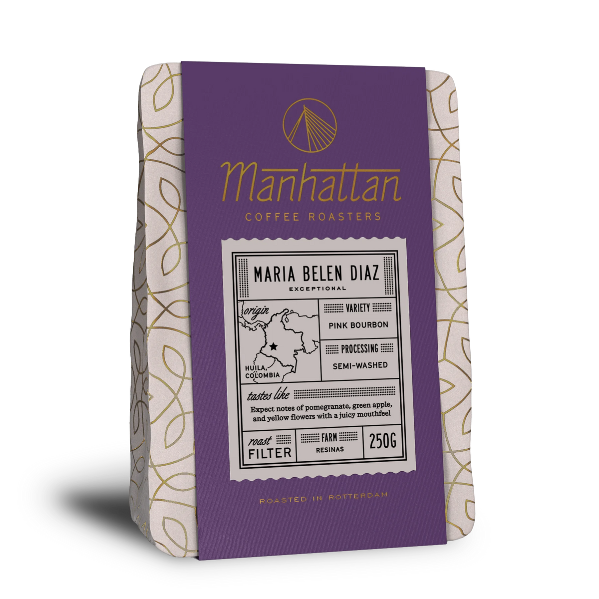 Manhattan Roasters - Maria Belen Diaz - Semi-Washed Pink Bourbon | Colombia