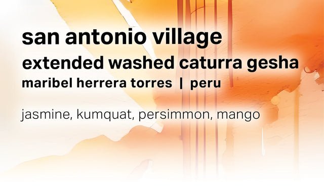 Moonwake - San Antonio Village - Extended Washed Caturra Gesha | Peru - Sigma Coffee UK