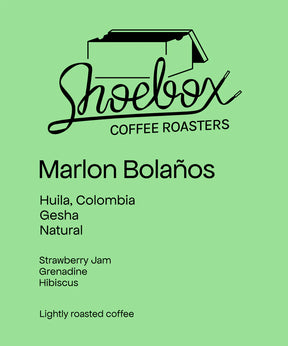 Shoebox Coffee Roasters - Marlon Bolaños - Natural Gesha | Colombia - Sigma Coffee UK
