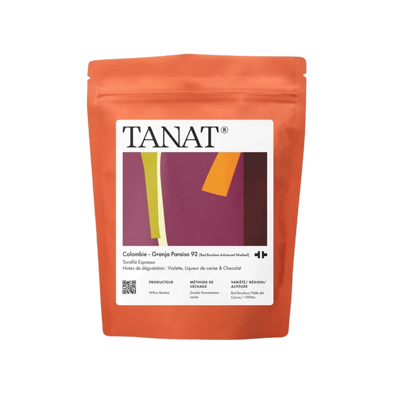 Tanat Coffee - Granja Paraiso 92 Dbl. Fermentation Washed Red Bourbon | Colombia