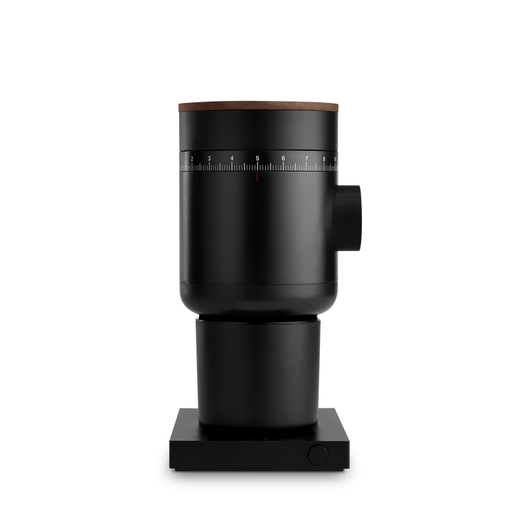 Fellow Opus 2 Conical Burr Grinder – Cherry Red + Walnut