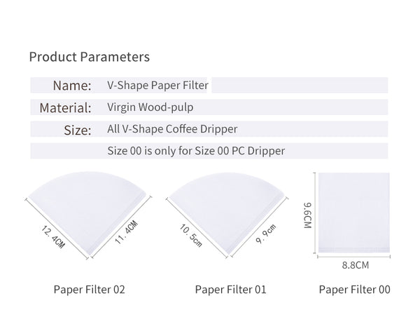 V60 Paper Filters - Timemore - Sigma Coffee UK