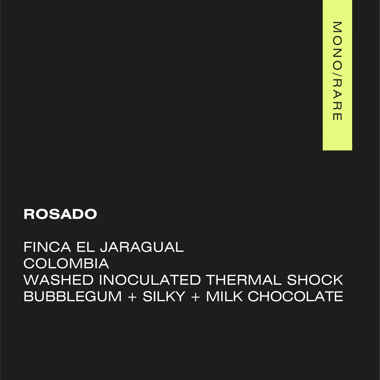 A.M.O.C. - Rosado Colombia — Finca El Jaragual - Sigma Coffee UK