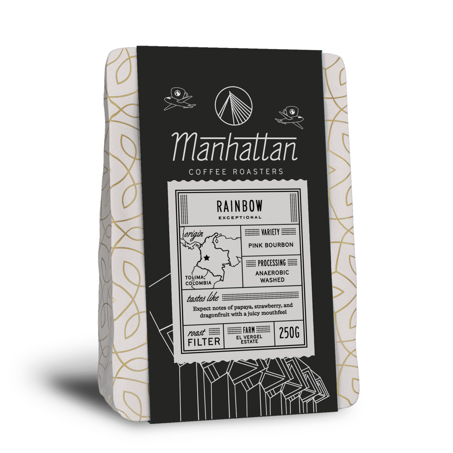 Manhattan Roasters - Colombia Pink Bourbon Rainbow