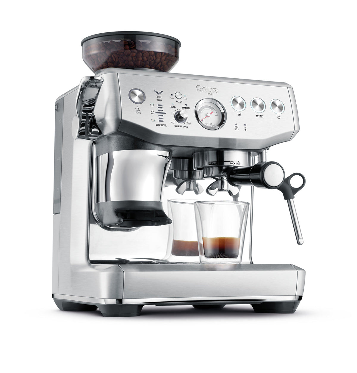 Sage Barista Express Impress Espresso Machine (Stainless Steel) - Sigma Coffee UK