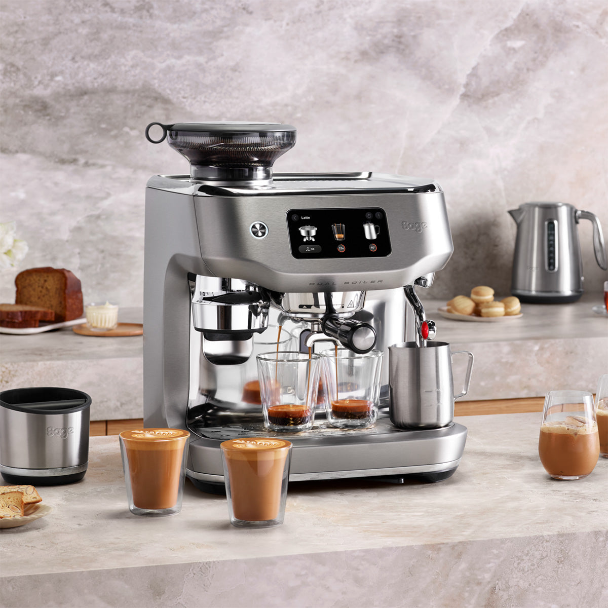 Sage The Oracle Dual Boiler Espresso Machine (Stainless Steel) - Sigma Coffee UK