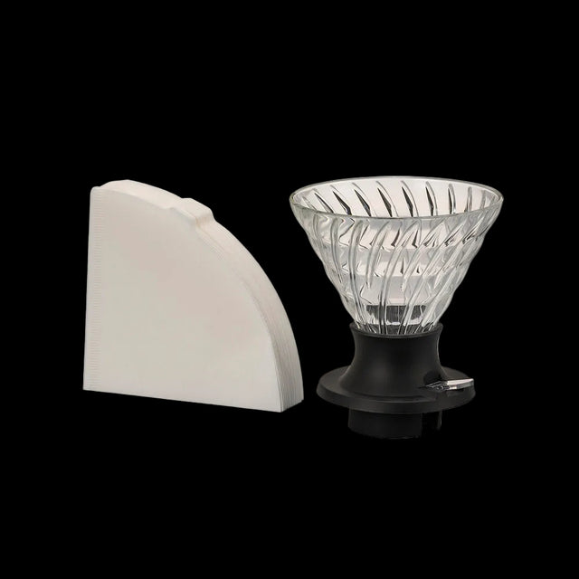 Hario Switch Dripper - Black, alternate angle