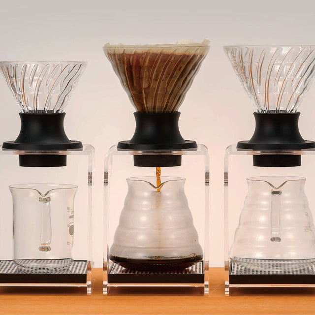 Hario Switch Dripper - Black, in use