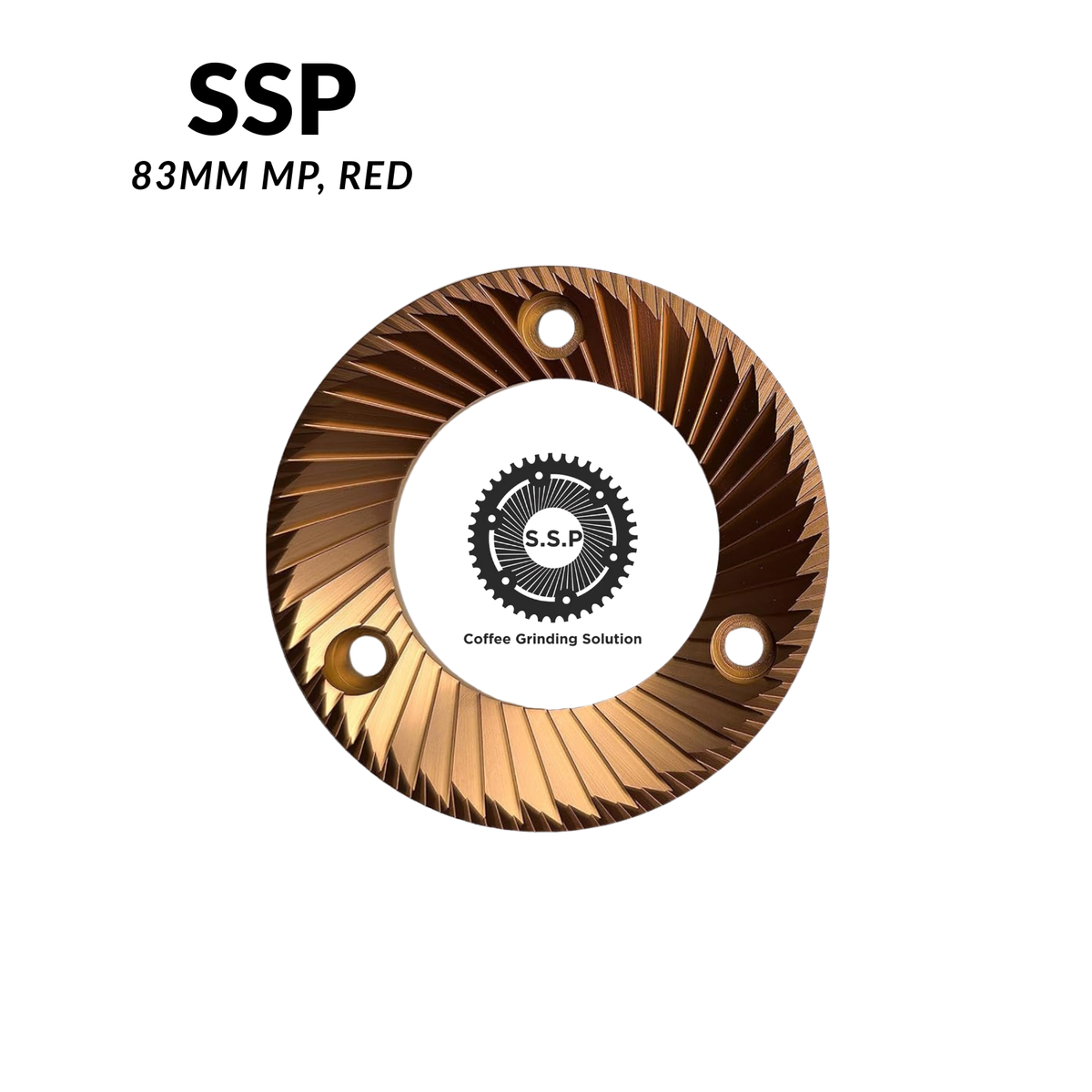 SSP Multipurpose Burrs (83mm, Red Speed) Flat Burrs - Sigma Coffee UK
