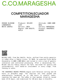Nomad - Competition, Colombia- Wilder Lazo - Maragesha