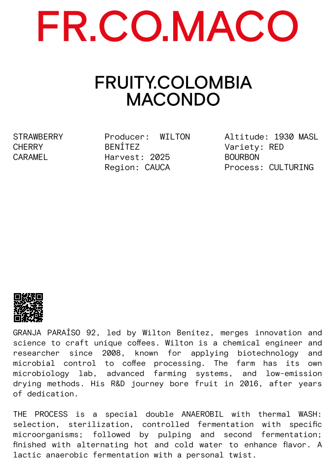 Nomad - Fruity, Colombia - Anaerobic Lactic with Thermal Shock