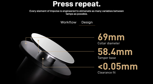 Timemore Impulse Impact Tamper - Sigma Coffee UK