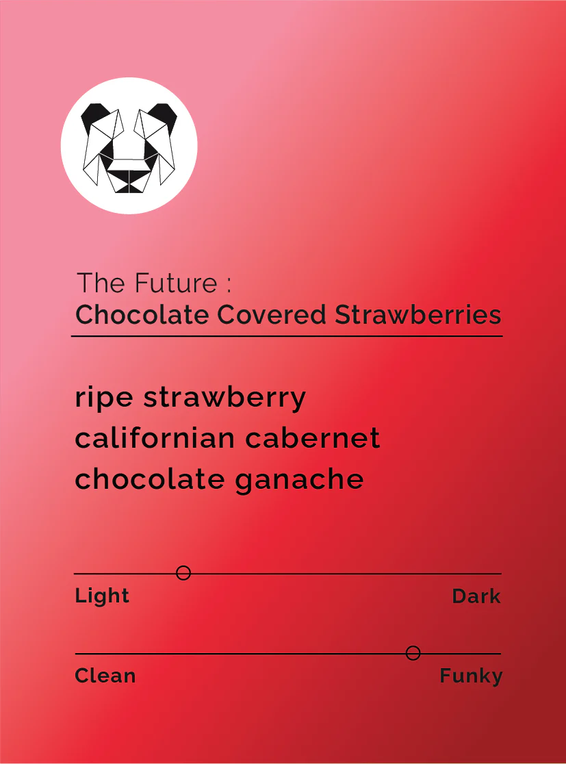 Black & White - The Future - Chocolate Covered Strawberries - Sigma Coffee UK