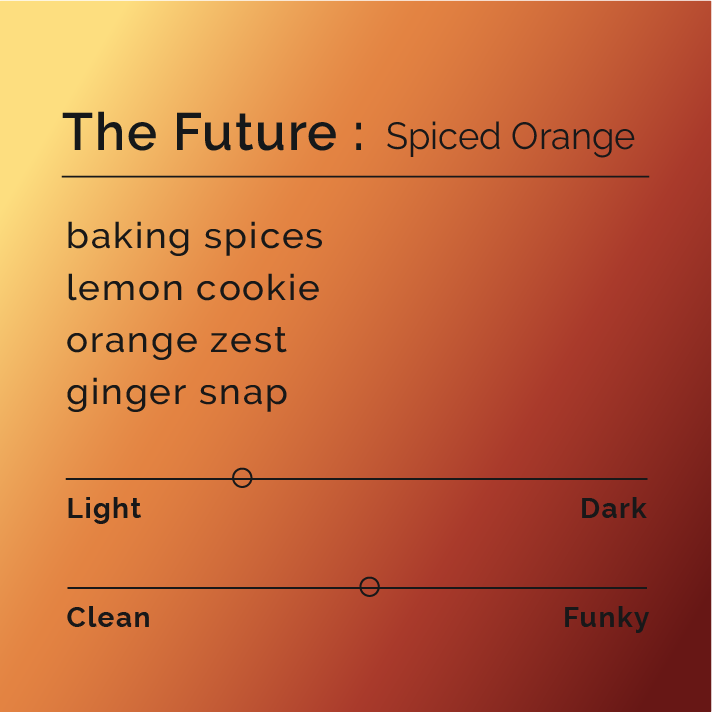 Black & White - The Future - Spiced Orange