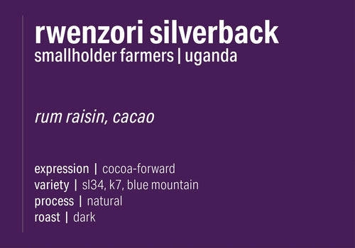 Moonwake - Rwenzori Silverback - Uganda Natural - Dark Roast
