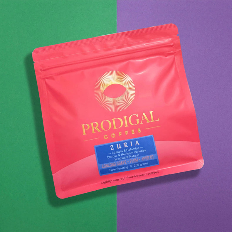 Prodigal Coffee - Zuria Blend Chiroso & Heirloom | Ethiopia & Colombia