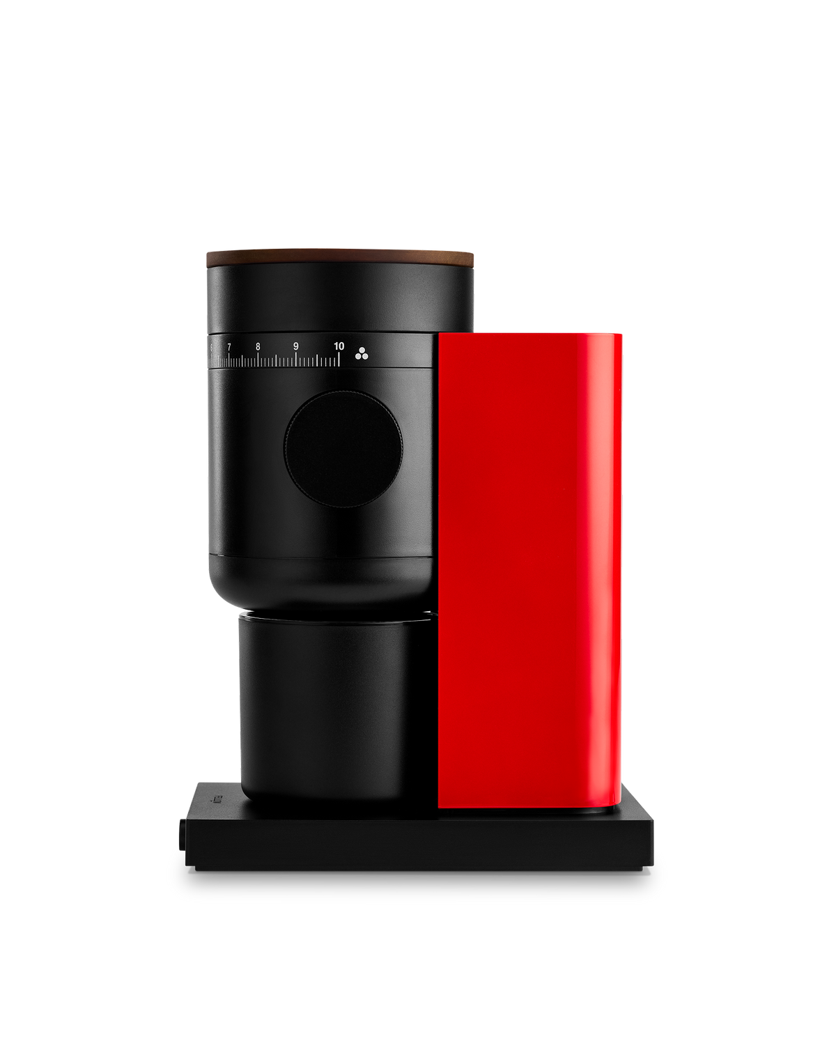 Fellow Opus 2 Conical Burr Grinder – Cherry Red + Walnut