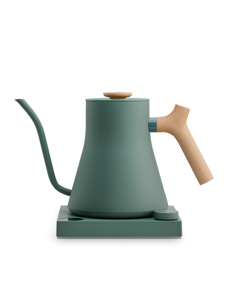 Fellow Stagg EKG Pro Electric Pour-Over Kettle (0.9L) – Smoke Green + Maple