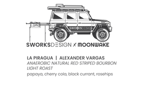 Moonwake - Light Roast — Finca La Piragua - Natural Red Stripe Bourbon | Colombia - Sigma Coffee UK