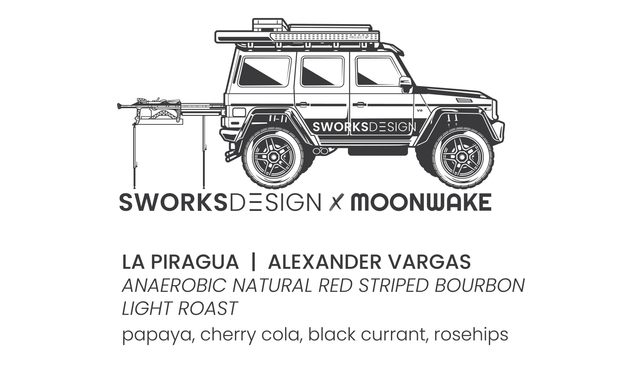 Moonwake - Light Roast — Finca La Piragua - Natural Red Stripe Bourbon | Colombia - Sigma Coffee UK