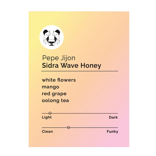 Black & White Roasters - Pepe Jijon - Sidra Wave Honey