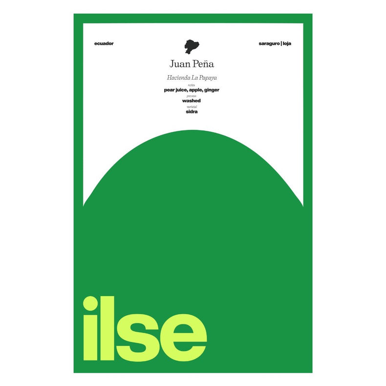 Ilse Coffee - Juan Peña Hacienda La Papaya Sidra | Ecuador