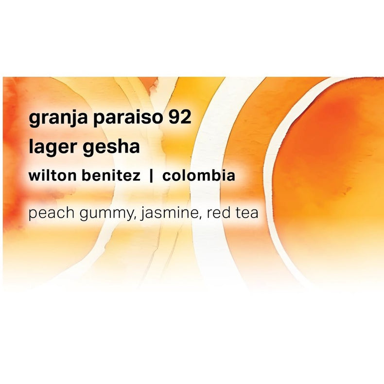 Moonwake Coffee Roasters - Granja Paraiso 92 - Wilton Benitez - Lager Gesha