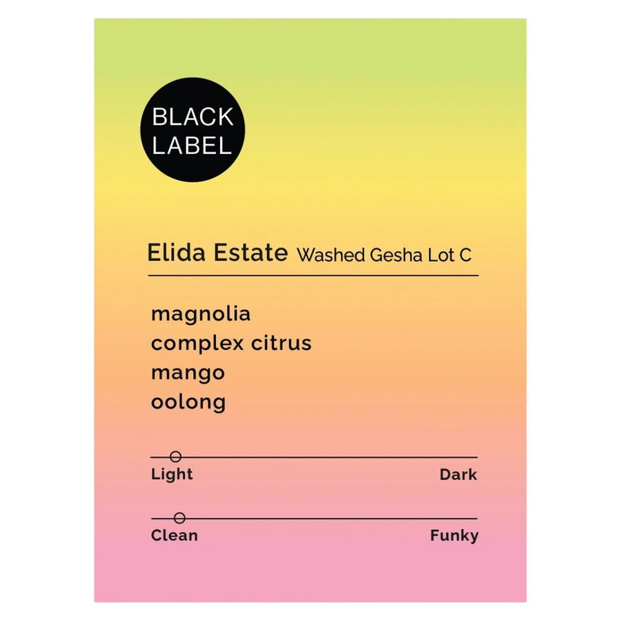 Black & White Roasters - Elida Estate - Washed Gesha Lot C | Panama