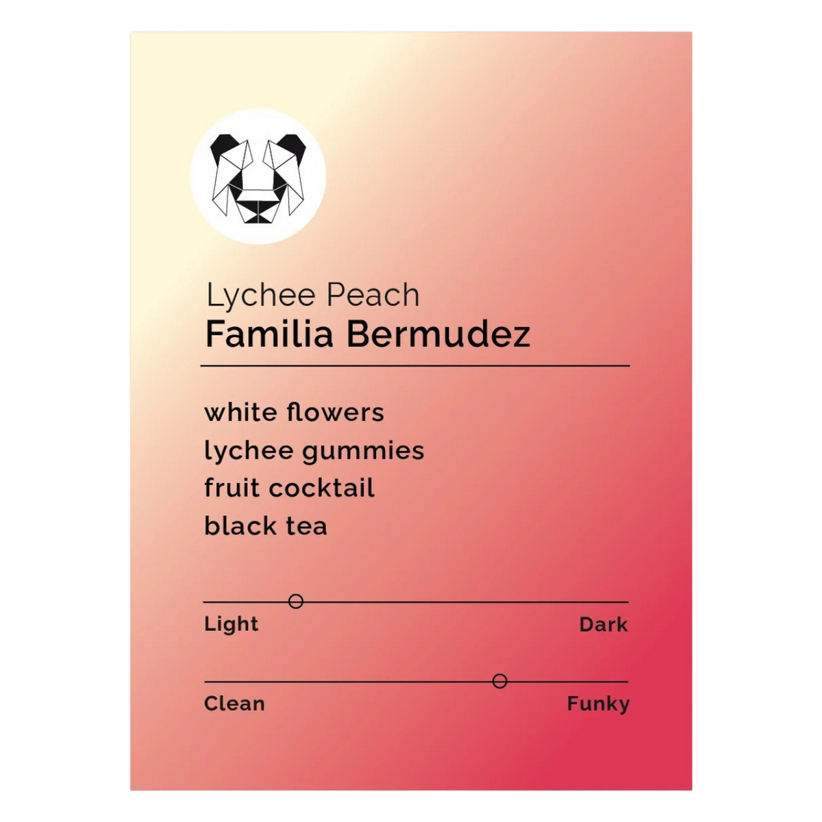 Black & White Roasters - Familia Bermudez - Lychee Peach | Colombia
